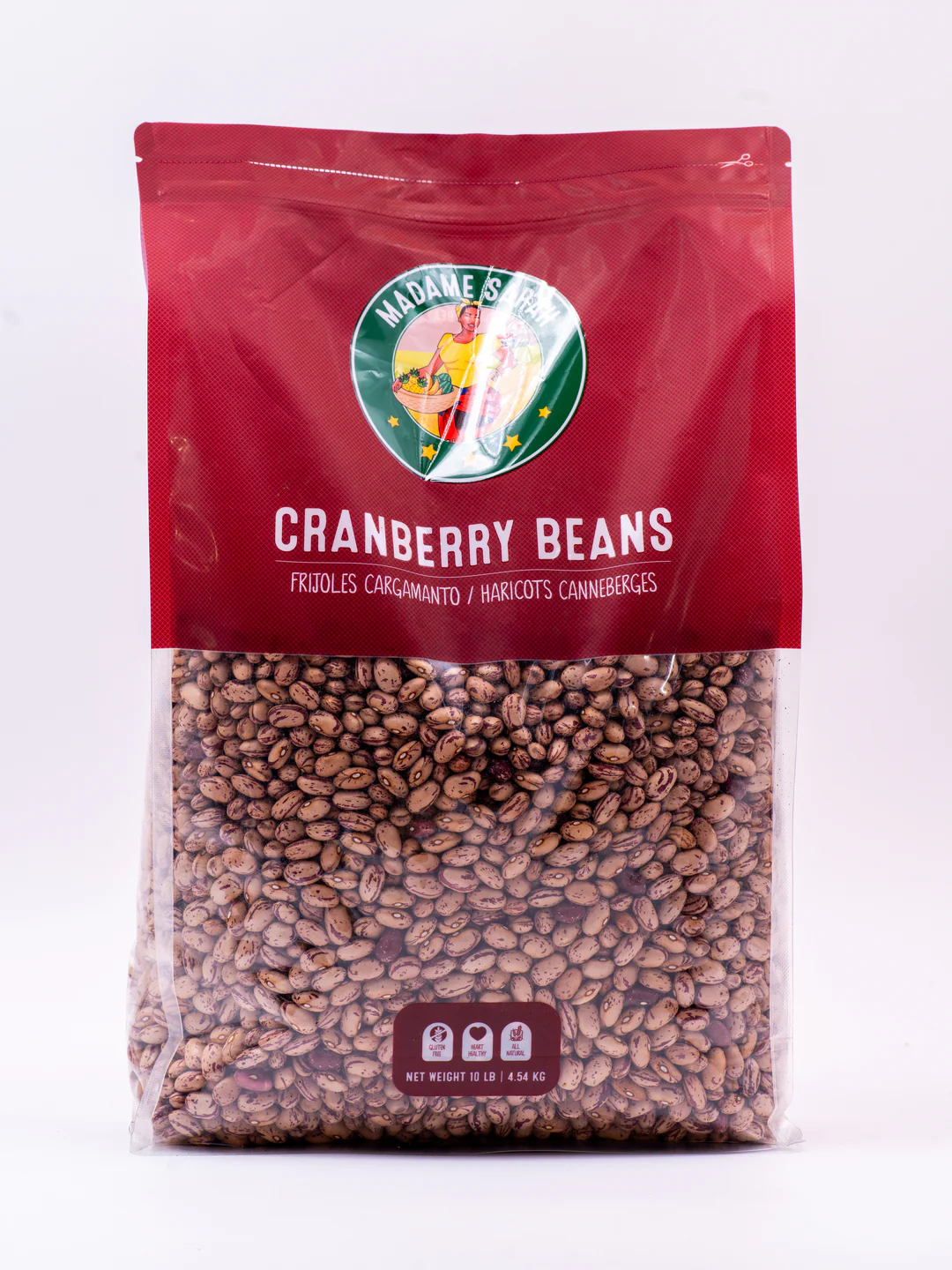Dried Cranberry Beans | Frijoles Cargamanto | Haricots Canneberges